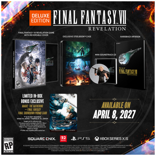 Final Fantasy VII Revelation Deluxe Edition (With Exclusive MTG FF